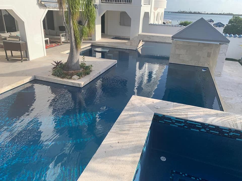 Pool deck resurfacing Key Largo FL