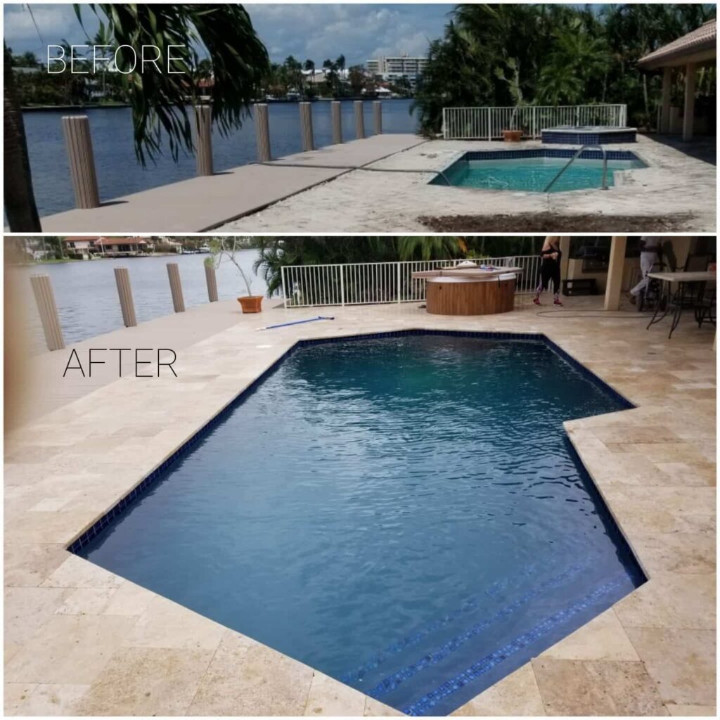 Pool deck resurfacing Marathon FL